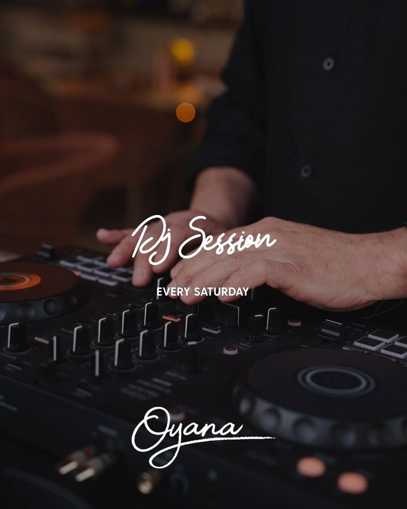 DJ Session artwork: hands on a DJ controller